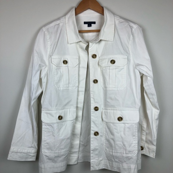 tommy hilfiger denim jacket white